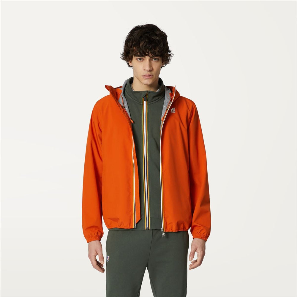 K-way Coupe-vent Jack Stretch Dot- Orange copper - Lothaire