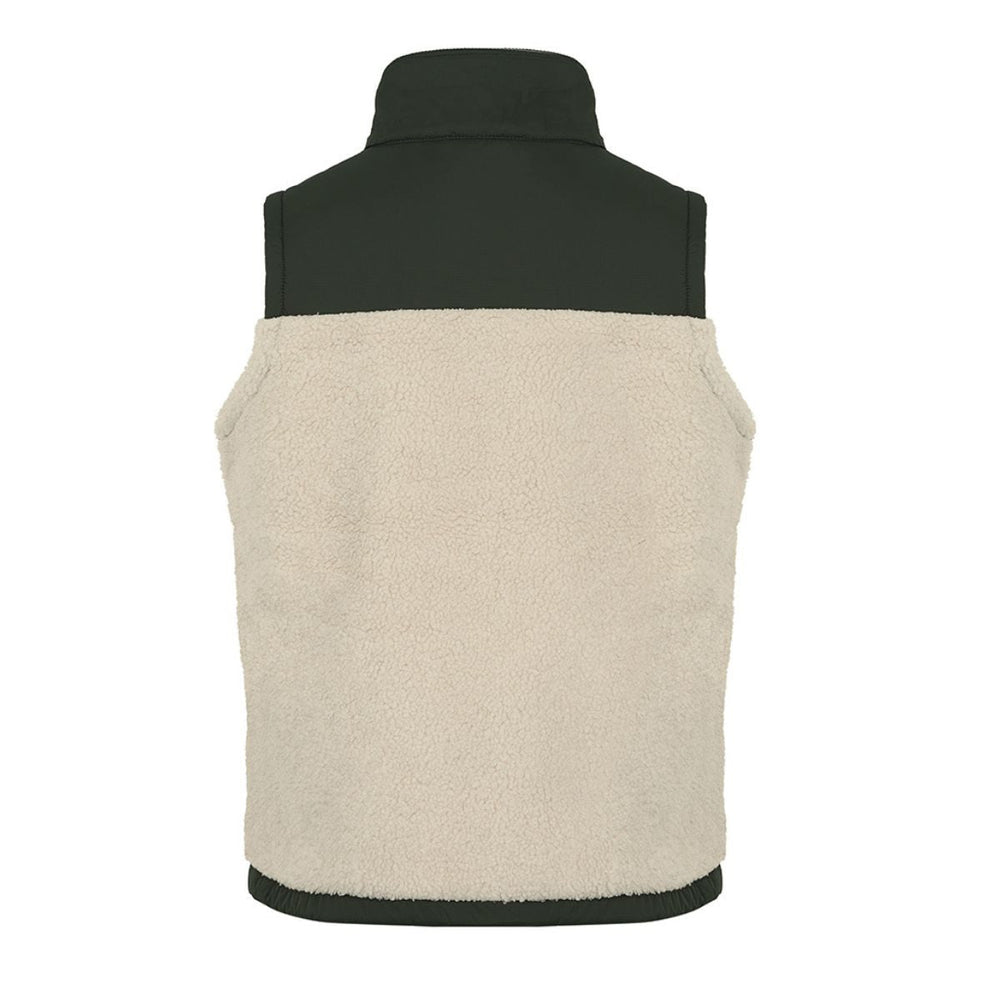 K-way Le vrai 3.0 Neige Orsetto dans manches Ecru Green Black - Lothaire