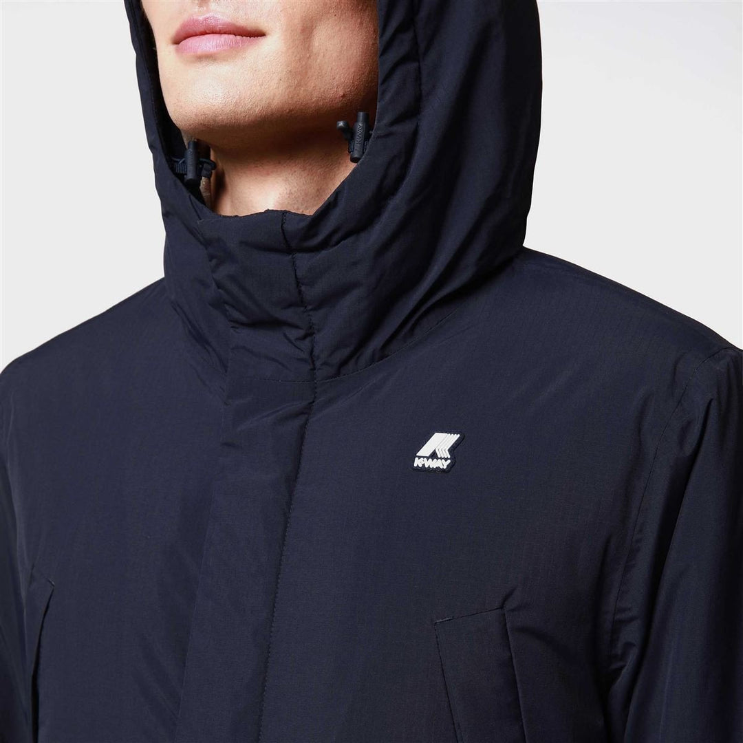 K-way Parka doublé en polaire REMI RIPSTOP MARMOTTA Noir - Lothaire boutiques (7015312621733)
