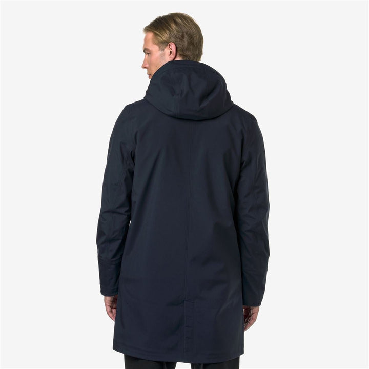 K-way Parka doublée Thomas Bonded Blue Depht - Lothaire