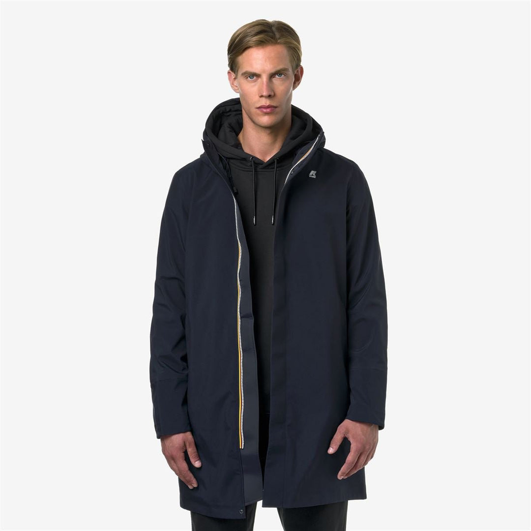 K-way Parka doublée Thomas Bonded Blue Depht - Lothaire