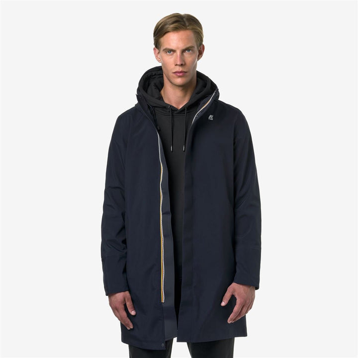 K-way Parka doublée Thomas Bonded Blue Depht - Lothaire