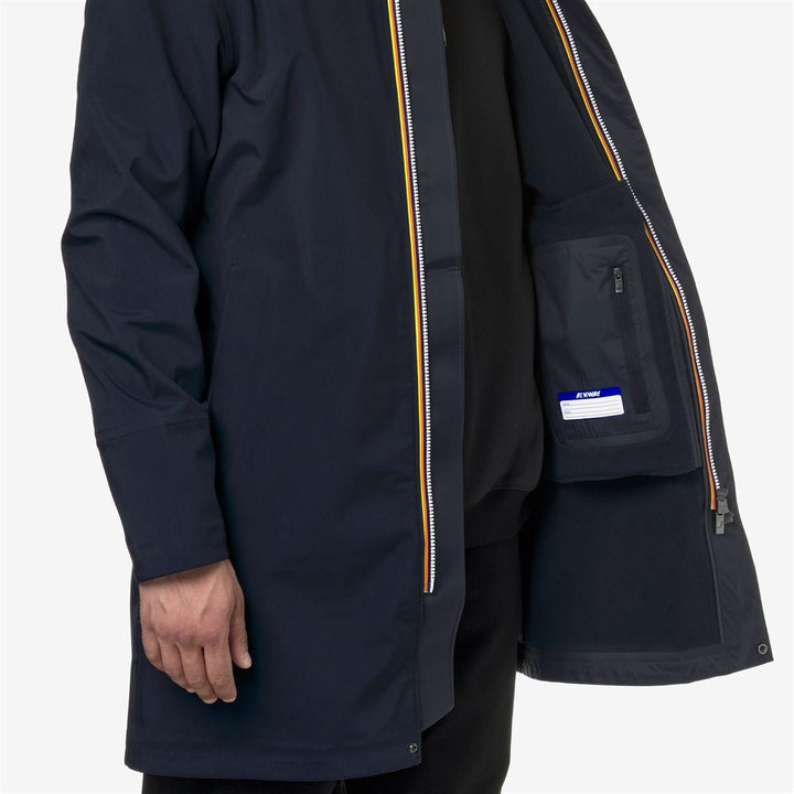 K-way Parka doublée Thomas Bonded Blue Depht - Lothaire