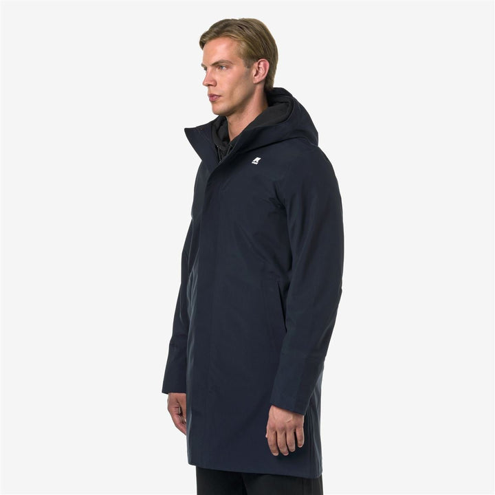 K-way Parka doublée Thomas Bonded Blue Depht - Lothaire