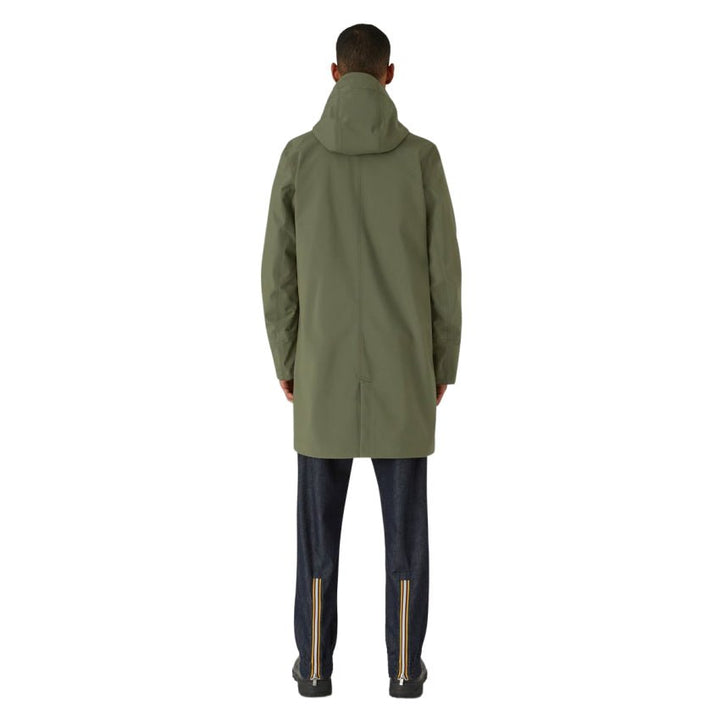 K-way Parka doublée Thomas Bonded Green Black - Lothaire boutiques