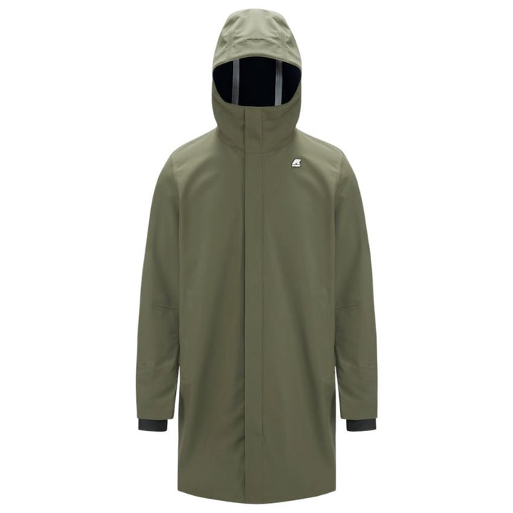 K-way Parka doublée Thomas Bonded Green Black - Lothaire boutiques