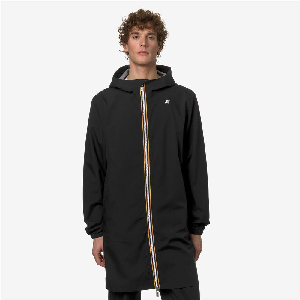 K - Way - Parka longue Thomas Eco Stretch dot Black Pure - Lothaire