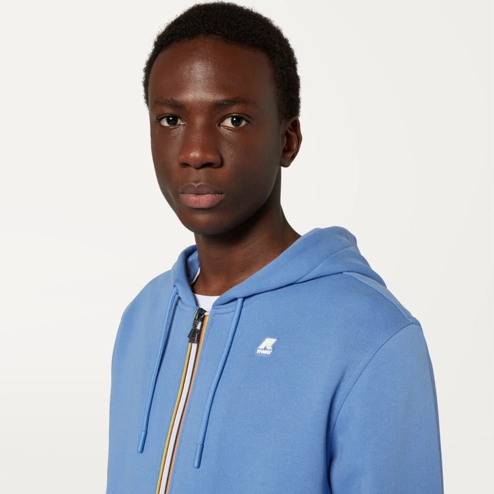 K-way Sweat à capuche zippé Anthony - Blue Ultra Marine - Lothaire