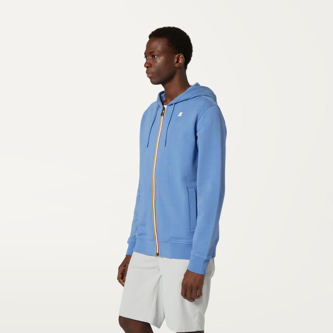 K-way Sweat à capuche zippé Anthony - Blue Ultra Marine - Lothaire