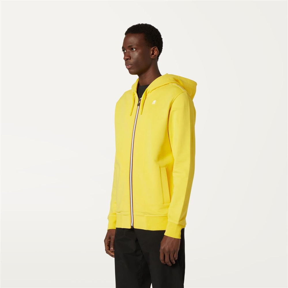 K-way Sweat à capuche zippé Anthony - Yellow Sunstruck - Lothaire