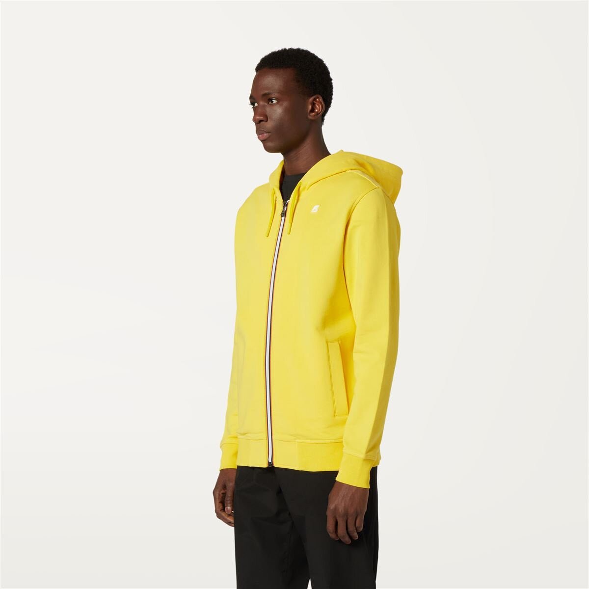 K-way Sweat à capuche zippé Anthony - Yellow Sunstruck - Lothaire