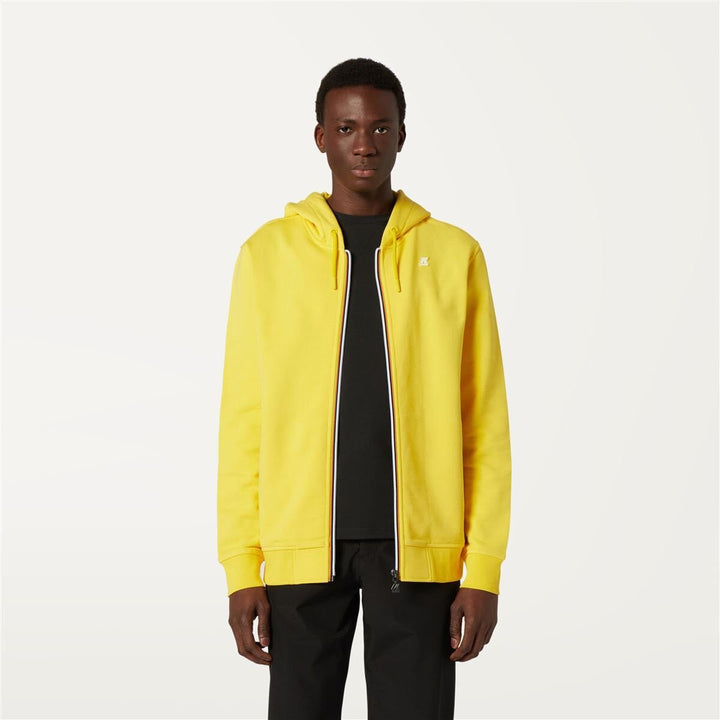 K-way Sweat à capuche zippé Anthony - Yellow Sunstruck - Lothaire