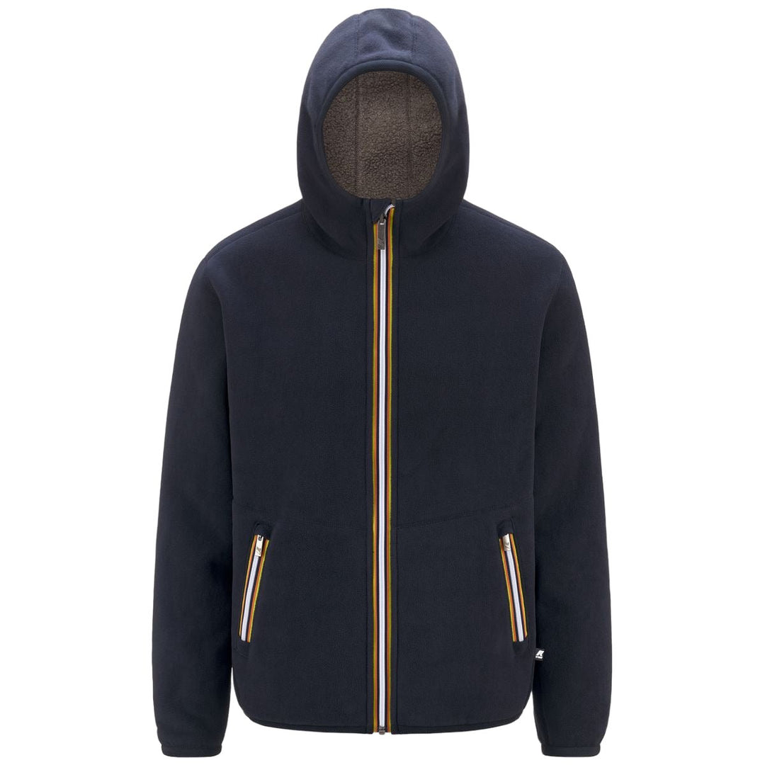 K-way Veste polaire Jacques Sherpa Double Blue D - Beige T - Lothaire