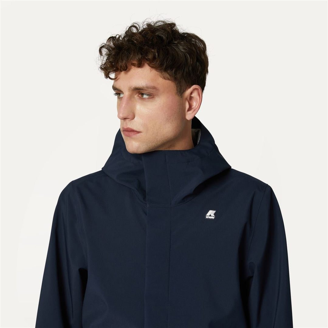 K-way Veste Tommy Bonded Jersey - Depht Blue - Lothaire