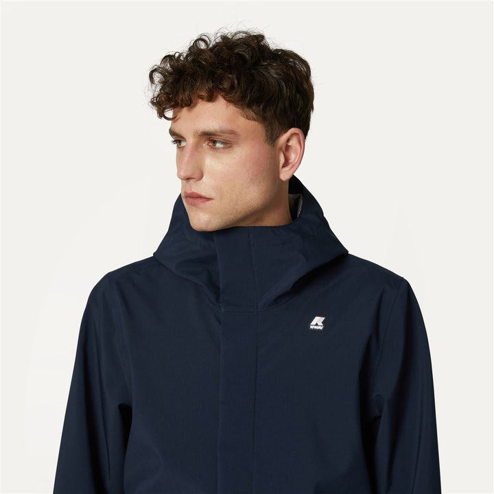 K-way Veste Tommy Bonded Jersey - Depht Blue - Lothaire