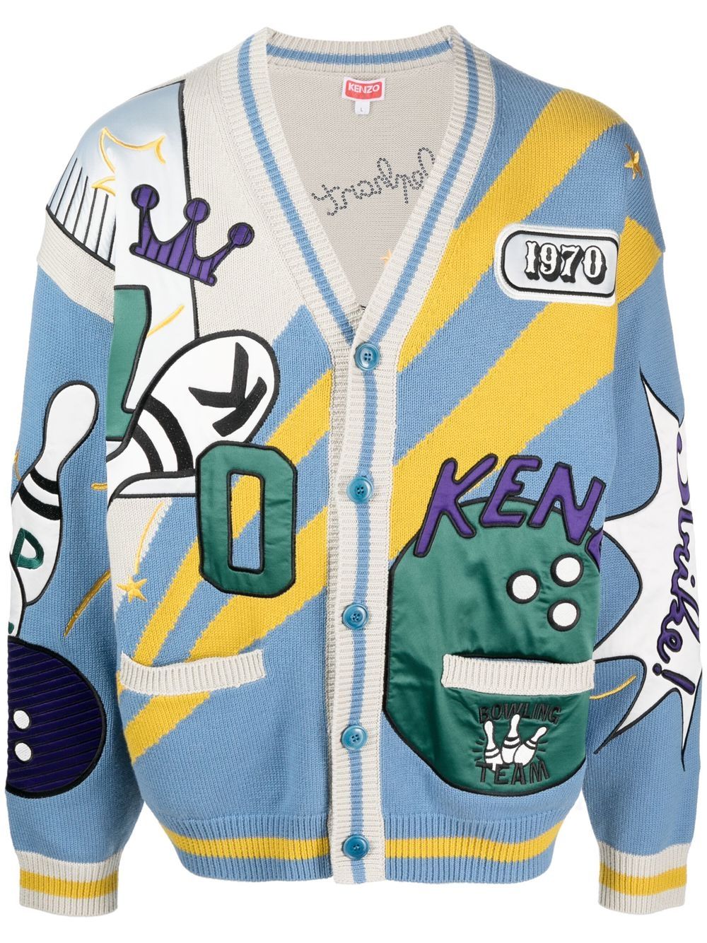 Kenzo Cardigan 'Bowling Elephant' - Lothaire