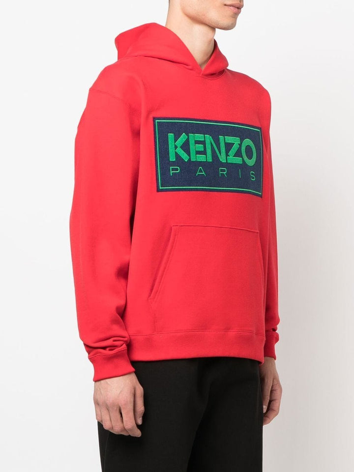 Kenzo Sweat à capuche rouge Paris - Lothaire boutiques
