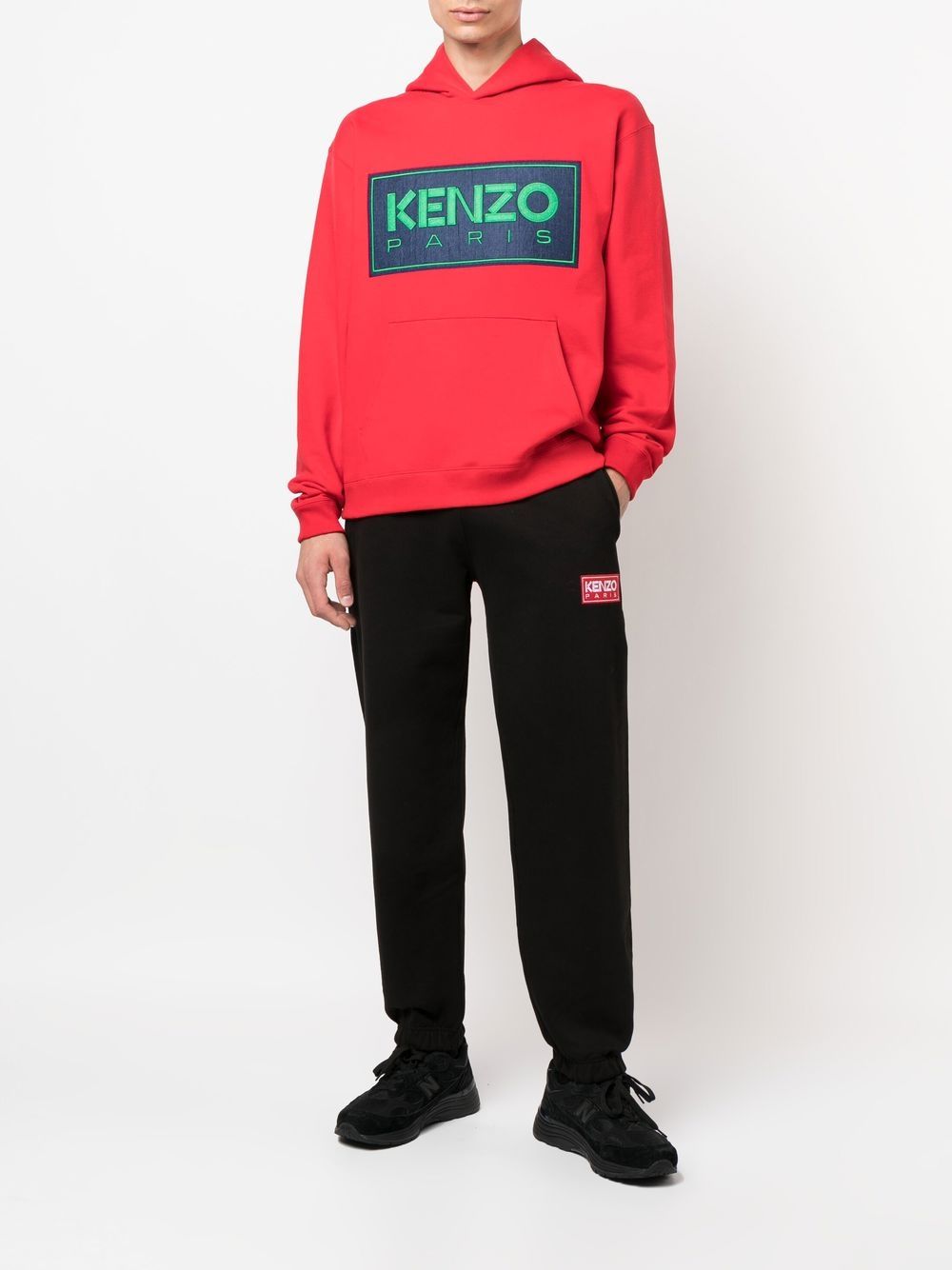 Kenzo Sweat à capuche rouge Paris - Lothaire boutiques