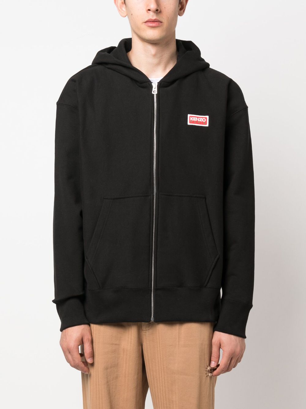 Kenzo Sweat à capuche zippé Poppy - Lothaire