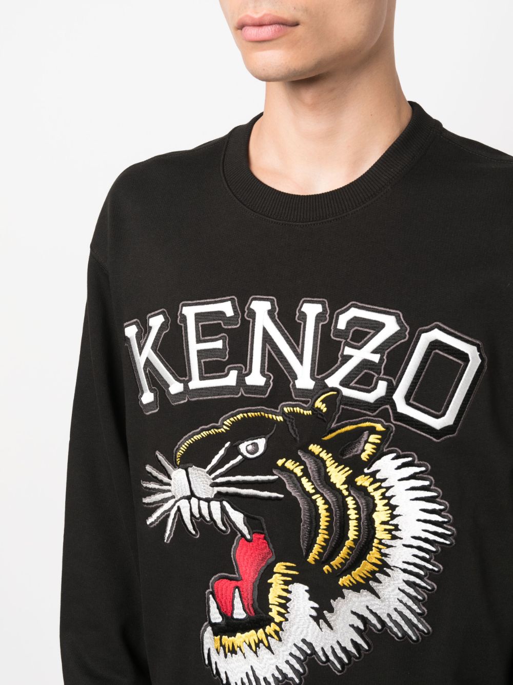 Kenzo Sweat black 'Varsity Jungle' - Lothaire