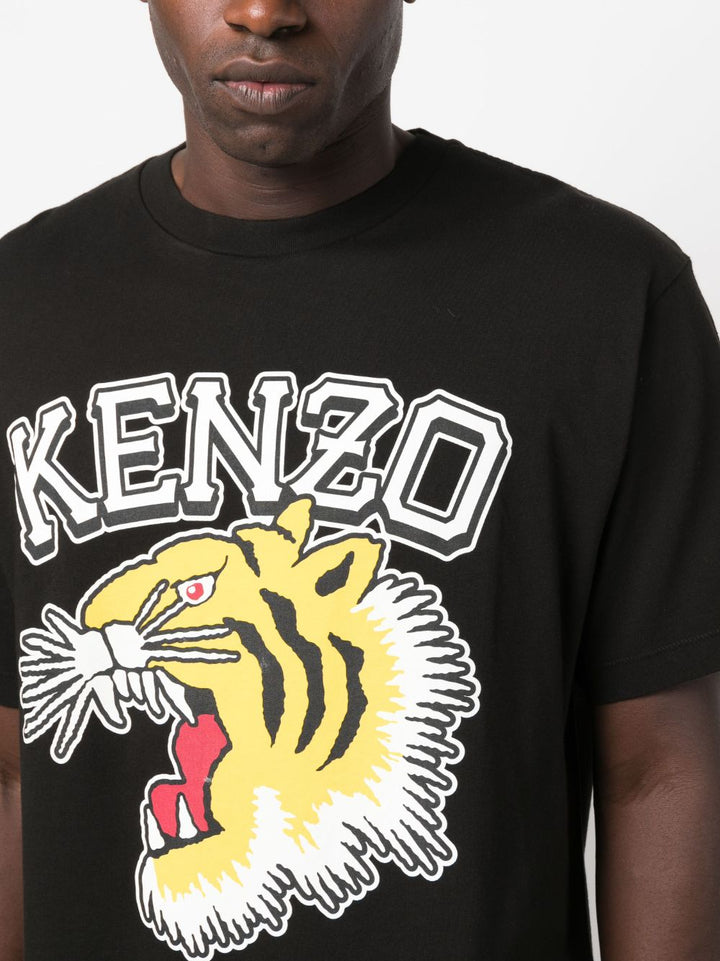Kenzo T-shirt Black imprimé Tiger - Lothaire