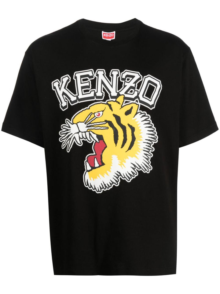 Kenzo T-shirt Black imprimé Tiger - Lothaire