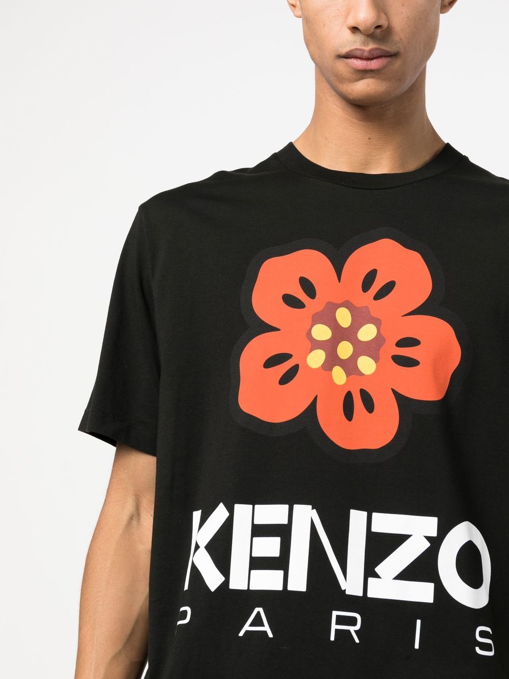 Kenzo T-shirt 'Boke Flower' Black - Lothaire