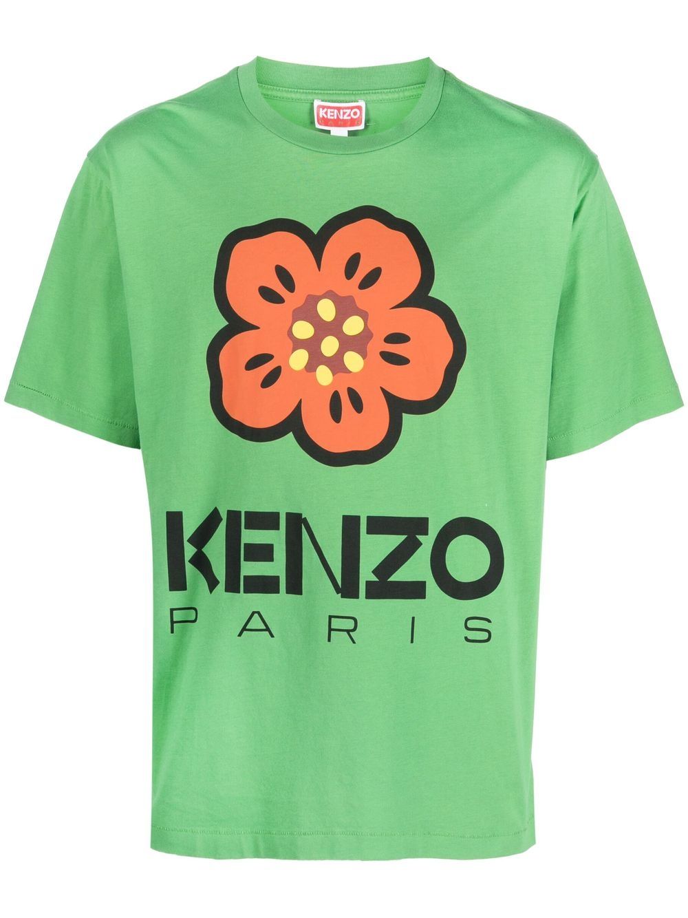Kenzo T-shirt 'Boke Flower' Green - Lothaire
