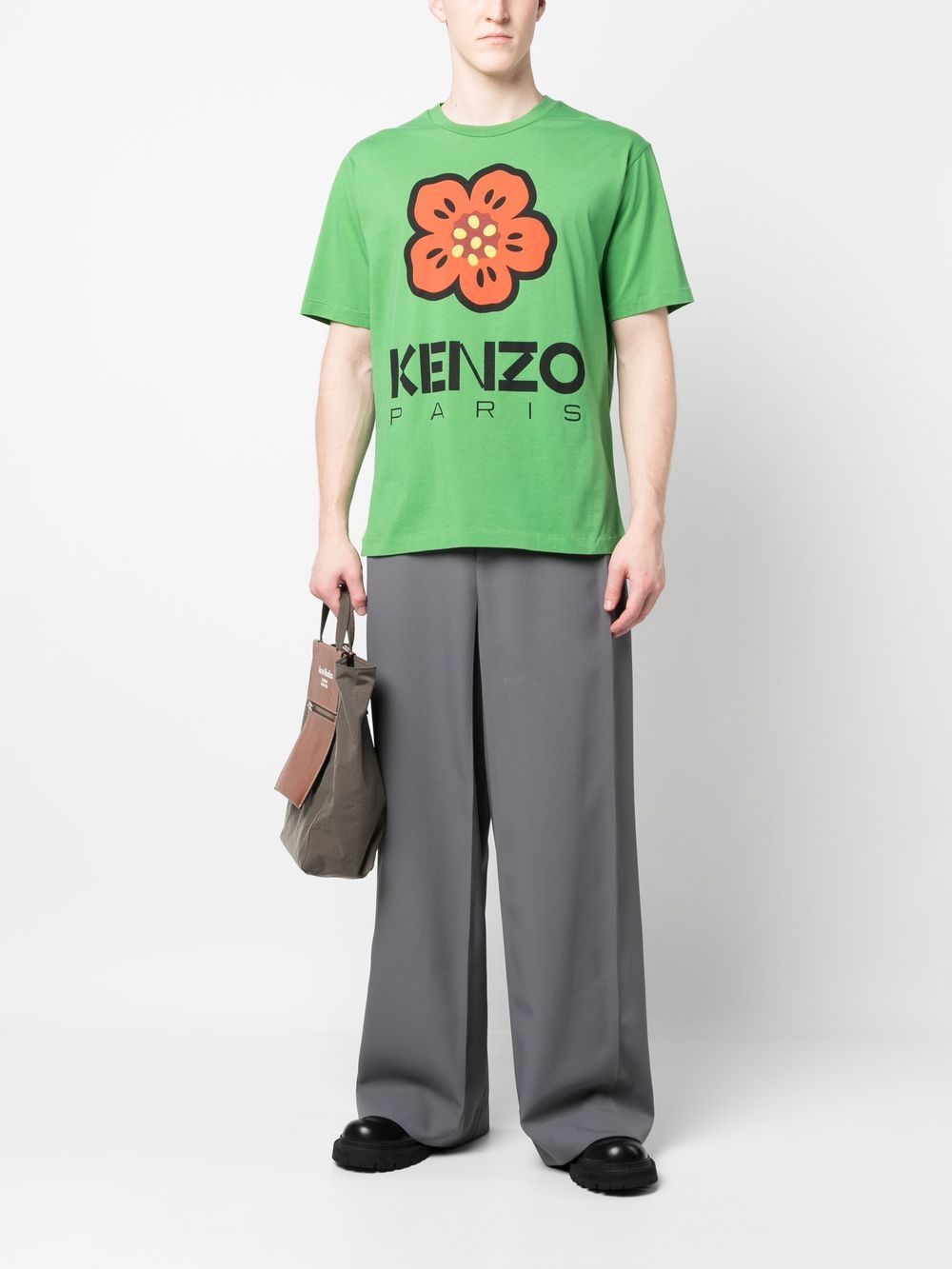Kenzo T-shirt 'Boke Flower' Green - Lothaire