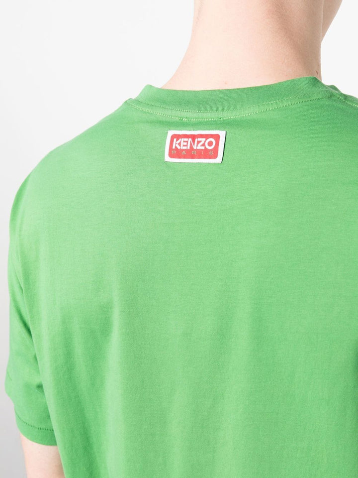 Kenzo T-shirt 'Boke Flower' Green - Lothaire