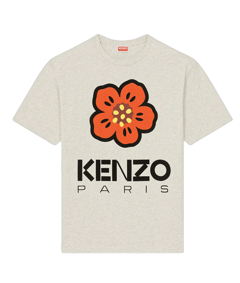 Kenzo T-shirt 'Boke Flower' Grey - Lothaire