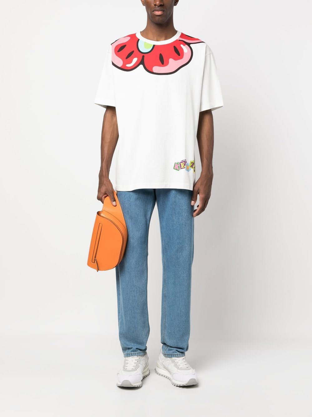 Kenzo T-shirt 'Boke Flower' White - Lothaire