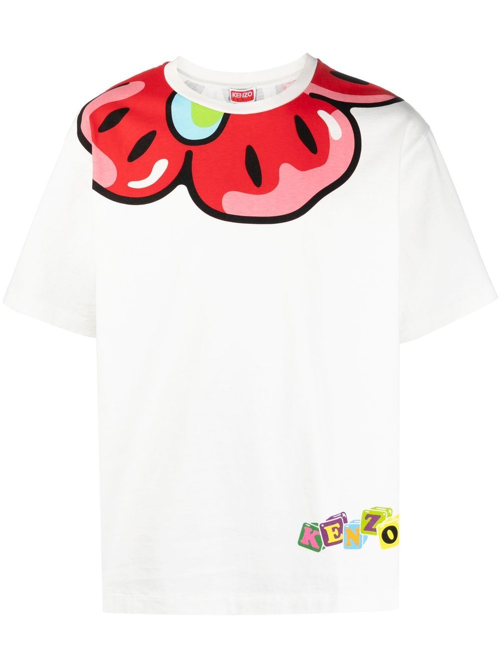 Kenzo T-shirt 'Boke Flower' White - Lothaire