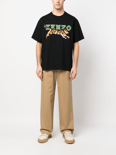 Kenzo T-shirt 'Kenzo Pixel' Black - Lothaire