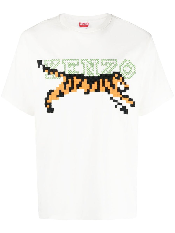 Kenzo T-shirt 'Kenzo Pixel' White - Lothaire
