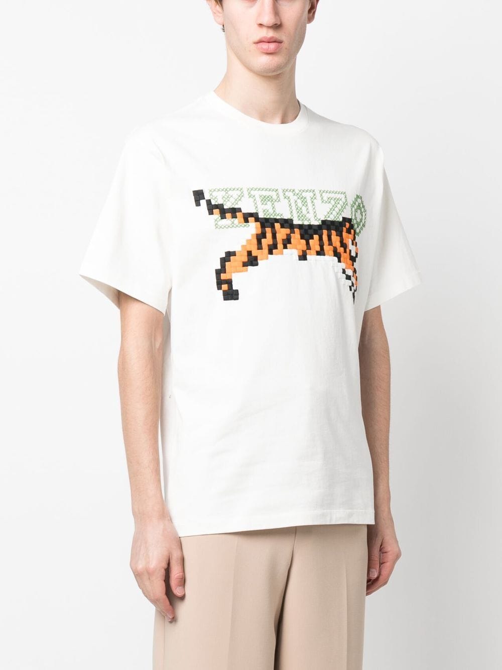 Kenzo T-shirt 'Kenzo Pixel' White - Lothaire