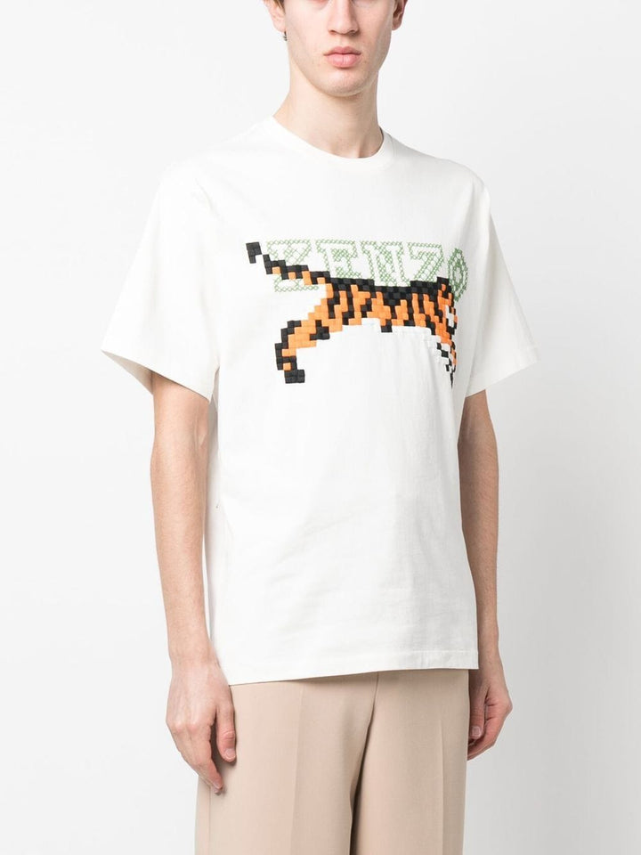 Kenzo T-shirt 'Kenzo Pixel' White - Lothaire