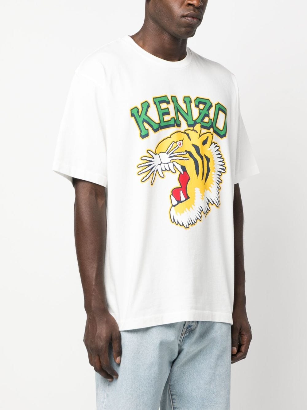 Kenzo T-shirt White imprimé Tiger - Lothaire