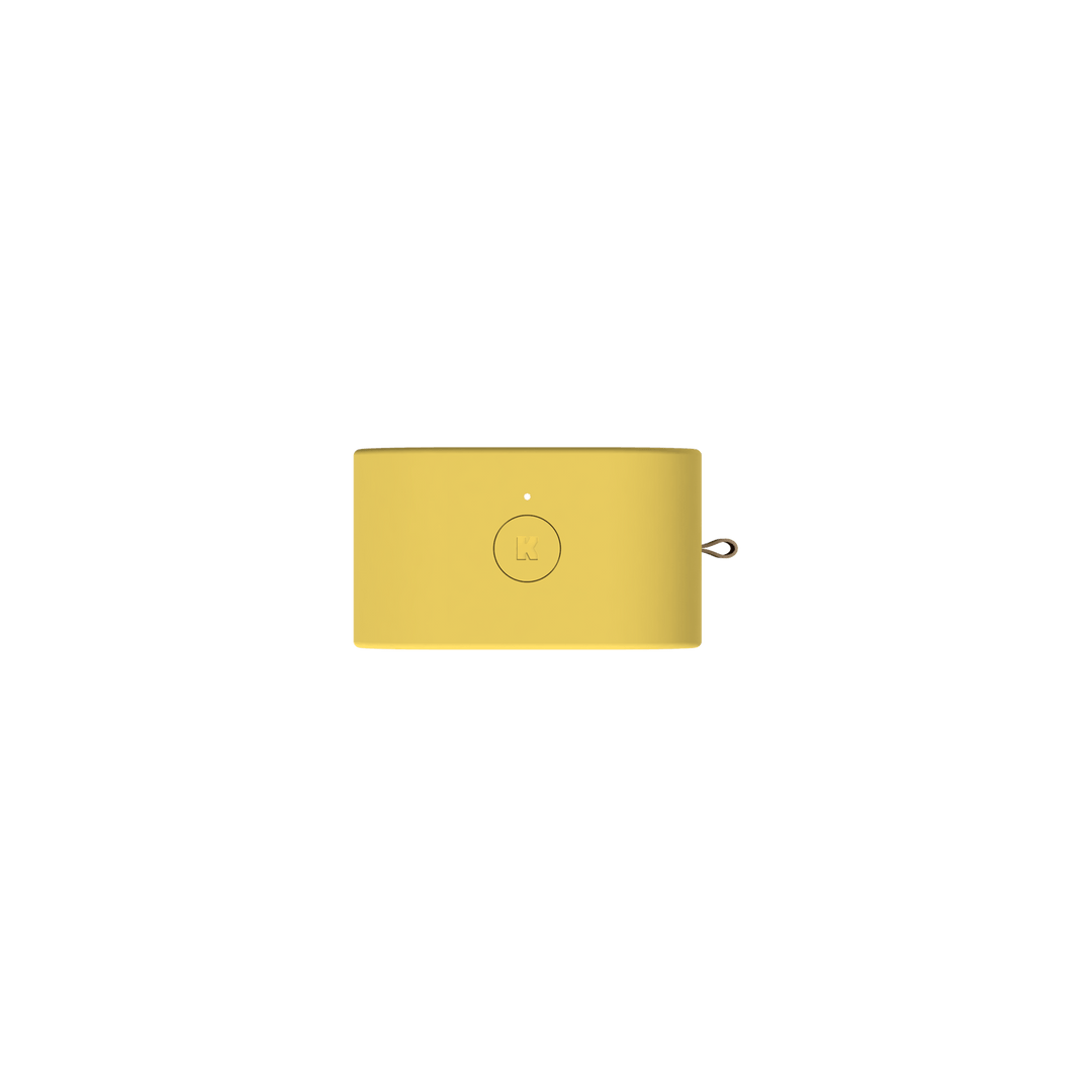 Kreafunk Enceinte Bluetooth portable aCube CARE Jaune - Lothaire boutiques