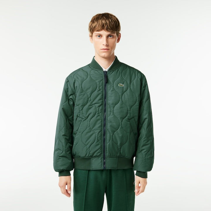 Lacoste - Bomber vert/marine réversible et rembourré - Lothaire