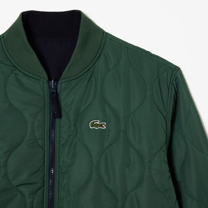 Lacoste - Bomber vert/marine réversible et rembourré - Lothaire