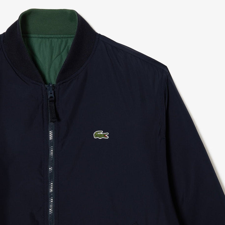 Lacoste - Bomber vert/marine réversible et rembourré - Lothaire