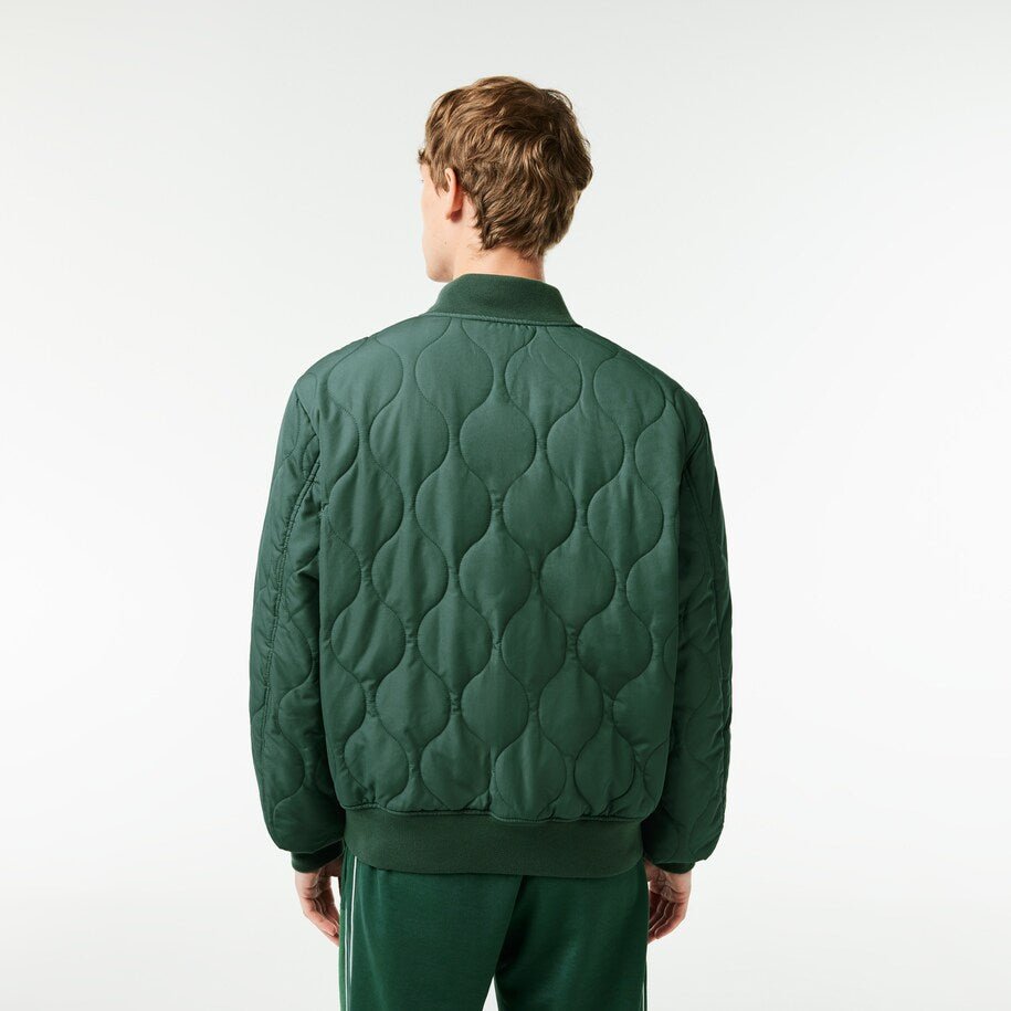 Lacoste - Bomber vert/marine réversible et rembourré - Lothaire