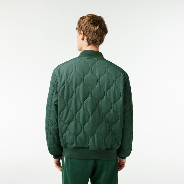 Lacoste - Bomber vert/marine réversible et rembourré - Lothaire
