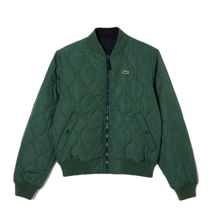 Lacoste - Bomber vert/marine réversible et rembourré - Lothaire