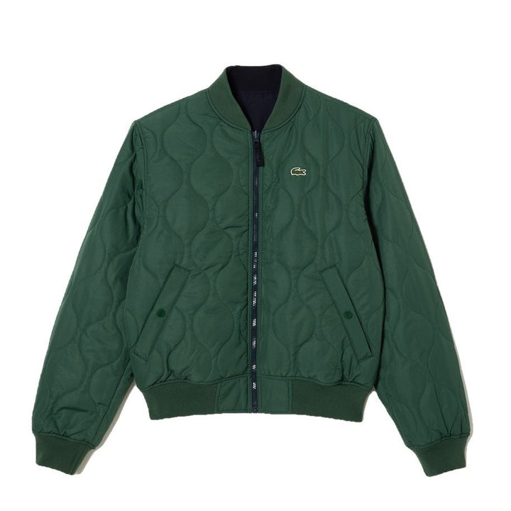 Lacoste - Bomber vert/marine réversible et rembourré - Lothaire