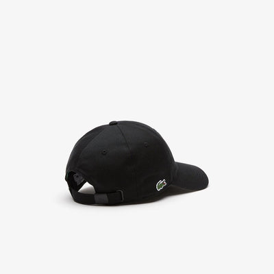 Lacoste - Casquette noir en twill de coton biologique - Lothaire