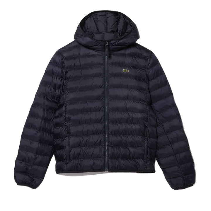Lacoste - Doudoune Marine matelassé avec capuche - Lothaire