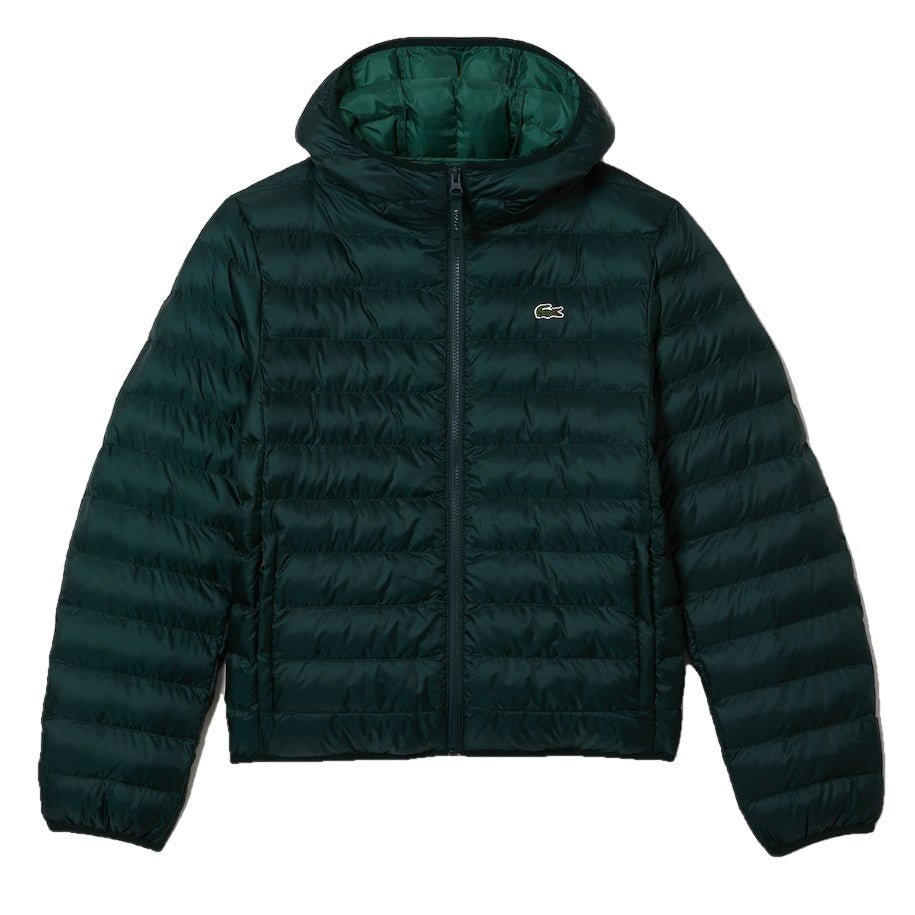 Lacoste - Doudoune Vert matelassé avec capuche - Lothaire