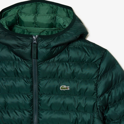 Lacoste - Doudoune Vert matelassé avec capuche - Lothaire